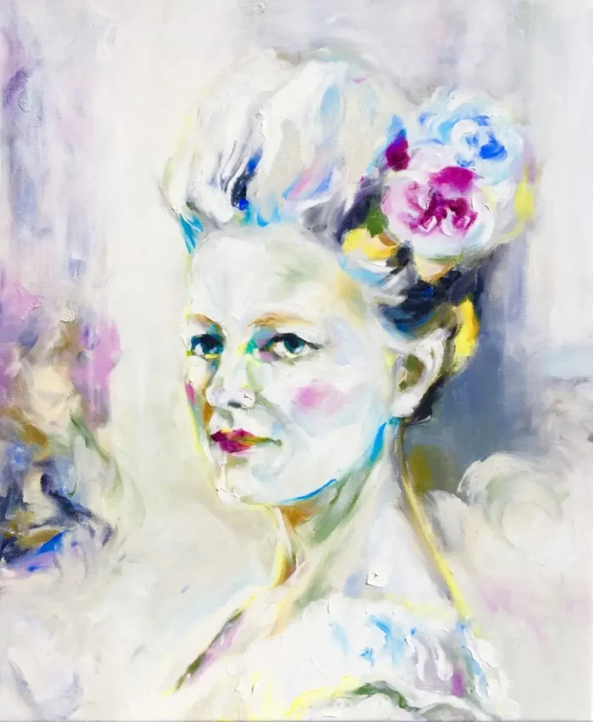 MARIE ANTOINETTE I. oil on canvas, 50x60 cm, 2018